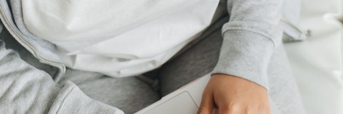 Various people using digital devices in comfortable environments